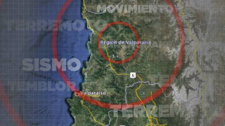 Valparaíso registró una seguidilla de temblores.