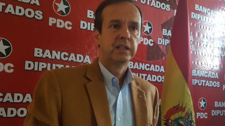 Jorge Tuto Quiroga, expresidente y jefe del PDC. Foto: ANF