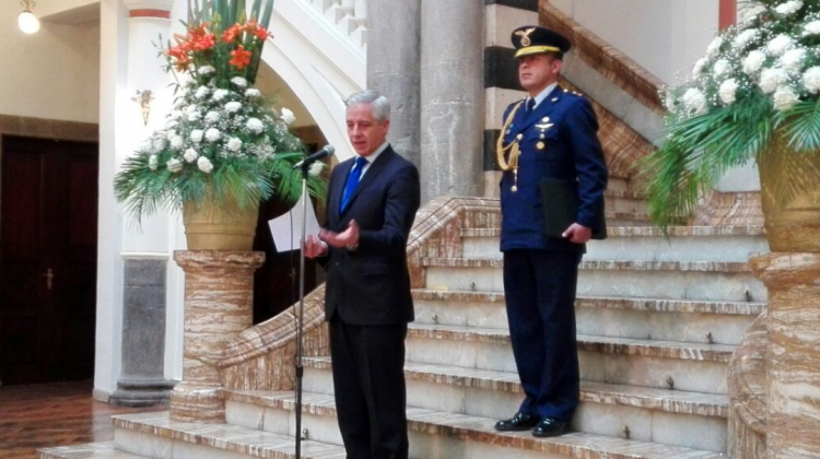Presidente en ejercicio Álvaro García Linera. Foto: ANF