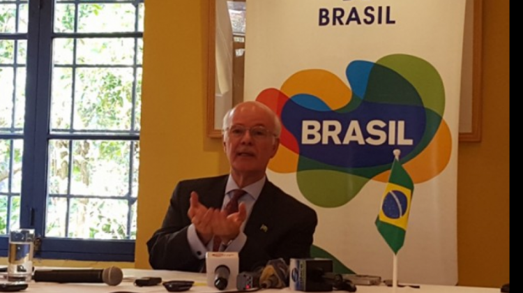 Raymundo Santos Rocha, embajador de Brasil en Bolivia. Foto: ANF