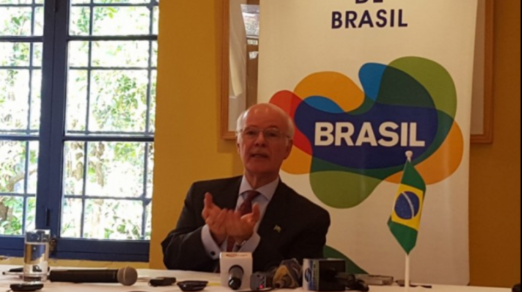 Raymundo Santos Rocha, embajador de Brasil en Bolivia. Foto: ANF