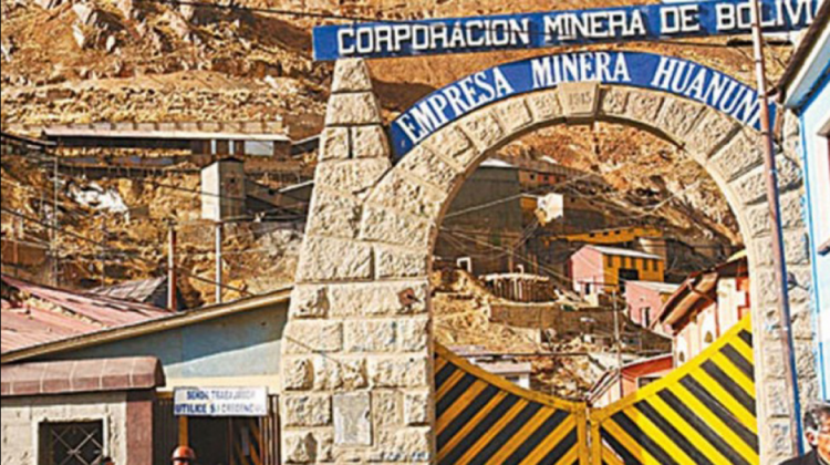 Empresa Minera Huanuni. Foto: ANF
