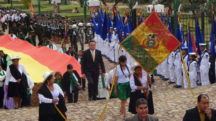 Homenaje a los 205 años de la Batalla de las Heroínas de la Coronilla.  Foto: @DiarioOpinion
