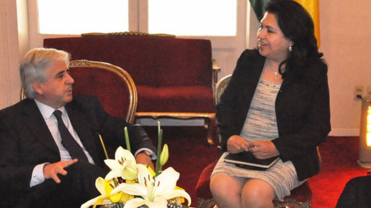 El cónsul de Chile, Manuel Hinojoza. Foto: Cancillería Bolivia