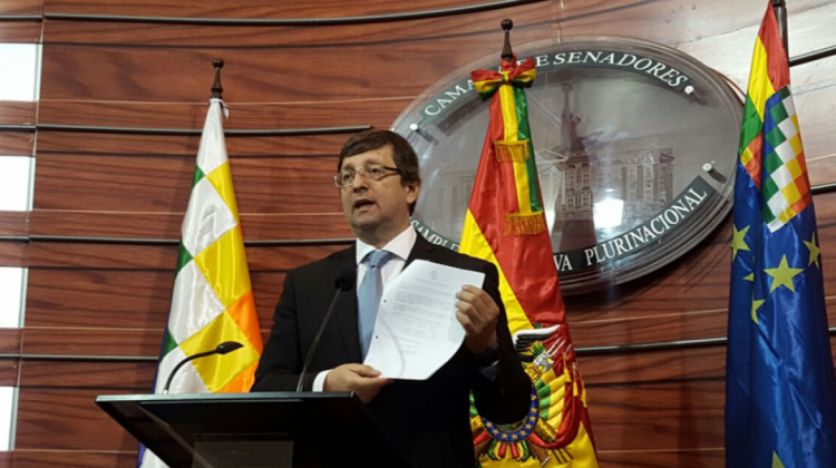 Óscar Ortiz, senador de UD. Foto: ANF