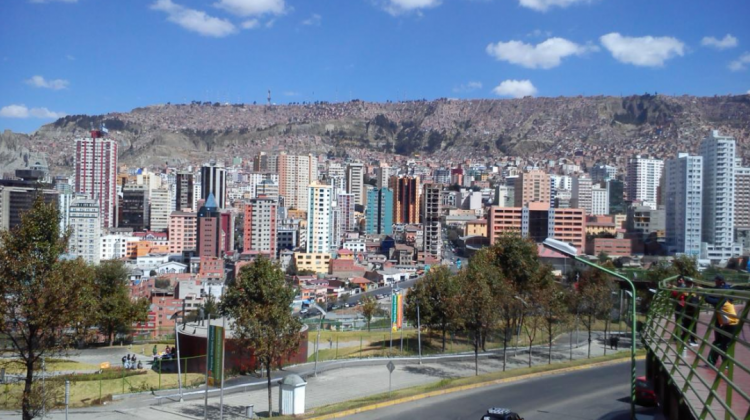 Ciudad de La Paz. Foto: Internet