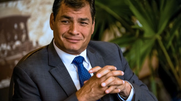 Presidente de Ecuador, Rafael Correa. Foto: States TV
