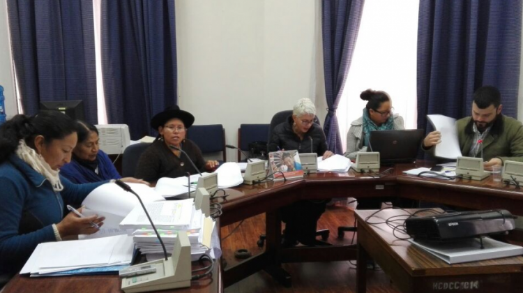 La Comisión de Constitución de Diputados cuando aprobaban el Código del Sistema Penal. Foto: ANF