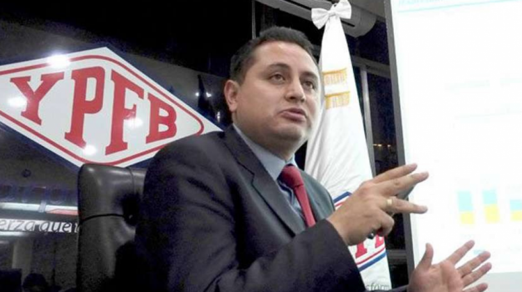 Guillermo Achá, presidente de YPFB. Foto: El Potosí
