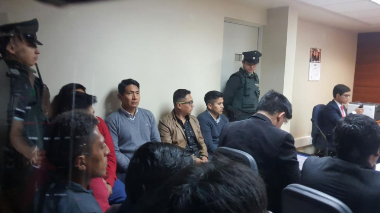 Los nueve bolivianos fueron condenados por la justicia chilena el pasado 21 de junio. Foto: @jhonn_guzman.