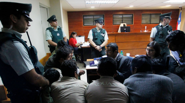 Nueve bolivianos están detenidos en Chile desde el 19 de marzo. Foto de archivo: http://lanacion.cl