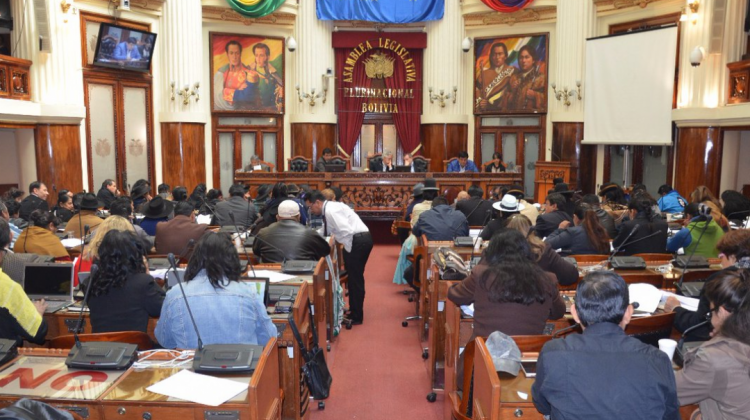 La Asamblea Legislativa. Foto: @SenadoBolivia