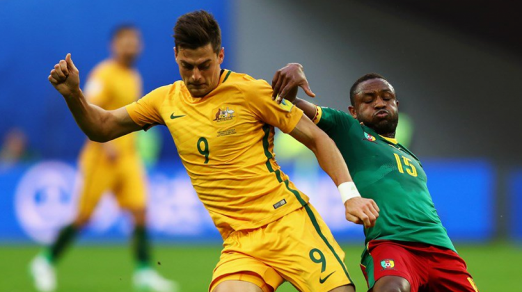 Australianos y cameruneses igualaron 1-1 en la segunda fecha del grupo B.    Foto: @FIFAcom