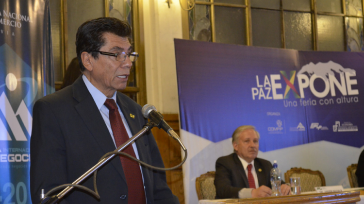 Inauguración del lanzamiento de La Paz Expone