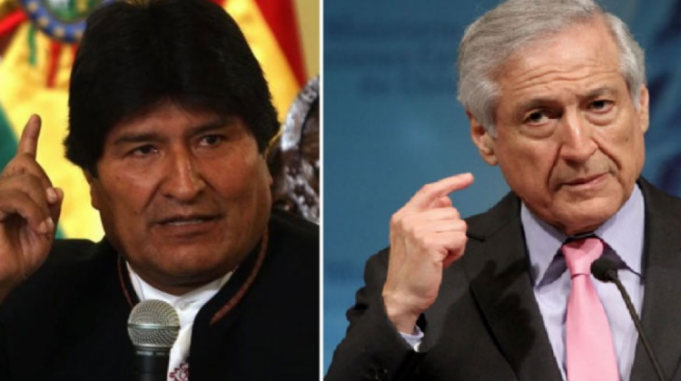Evo Morales y Heraldo Muñoz.