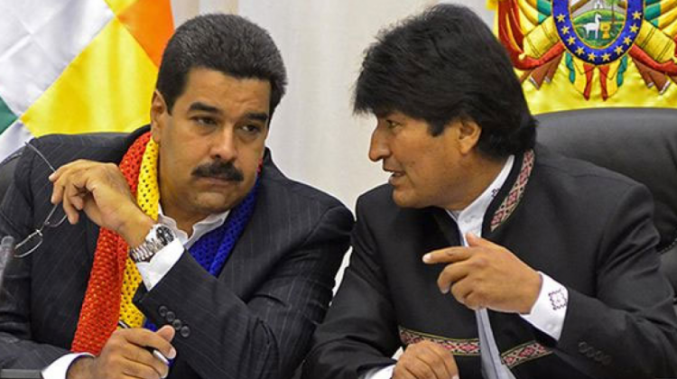 Nicolás Maduro y Evo Morales. Foto de archivo: Infobae.