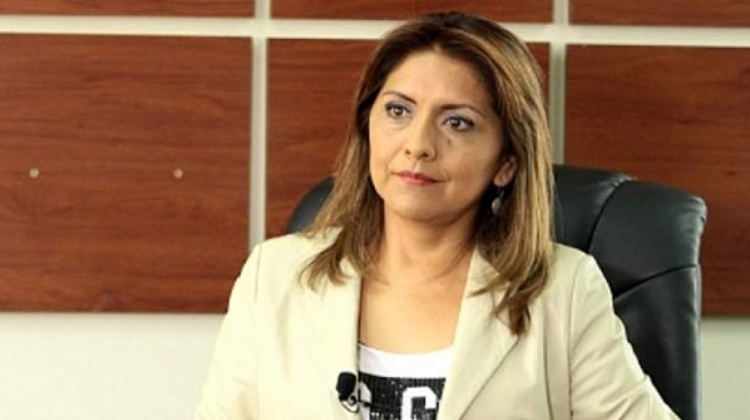 La ministra de Comunicación, Gisela lópez. Foto: Prensa Latina