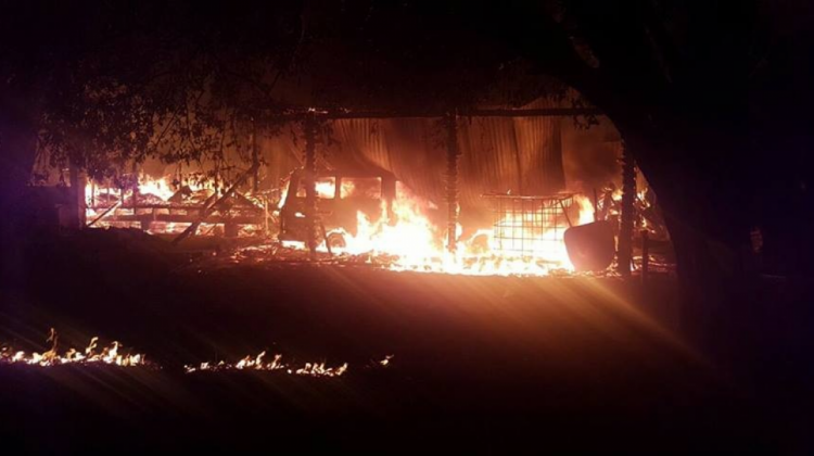 Incendio en Tumichucua. Foto: Marco Melgar