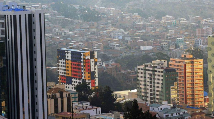 Parte de la ciudad de La Paz. Foto:ZPLAQ