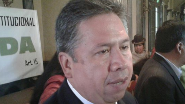 El presidente del Colegio Médico de La Paz, Luis Larrea. Foto: ANF