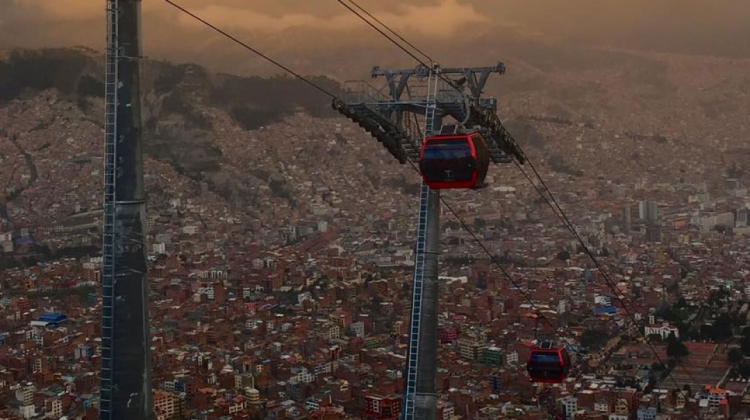Línea Roja del teleférico. Foto: @miteleferico