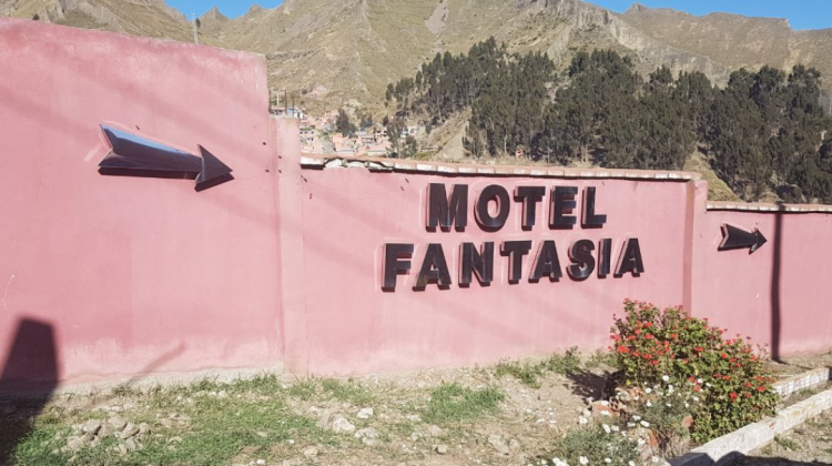 El motel Fantasía.    Foto: Gobernación de La Paz