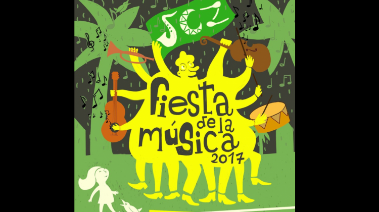 El afiche del evento "La Fiesta de la Música".
