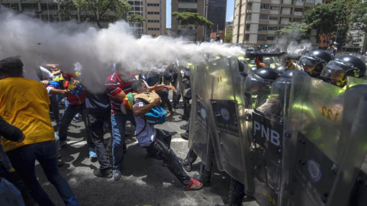Violencia en Venezuela. Foto: T13