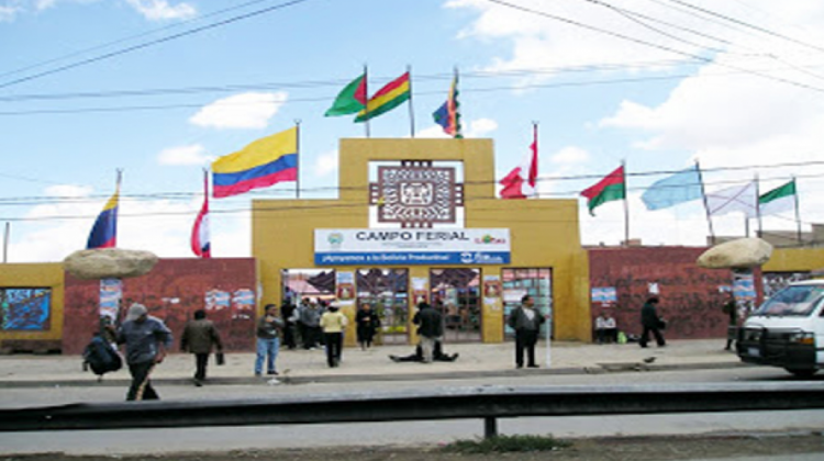 Campo ferial de El Alto. Foto: Erbol