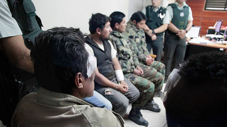 Bolivianos fueron detenidos en Chile durante 101 días. Foto de archivo: Emol.