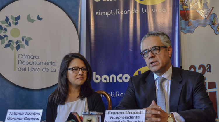 Banco Bisa y la Cámara Departamental del Libro La Paz renovaron convenio. Foto: Extend