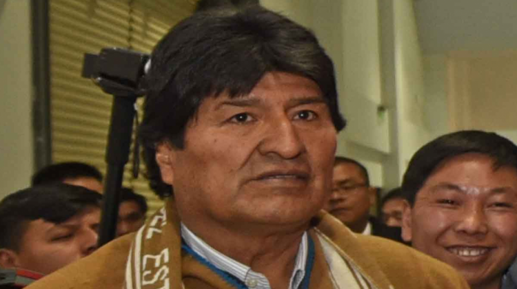 Evo Morales. Foto de archivo: ABI.