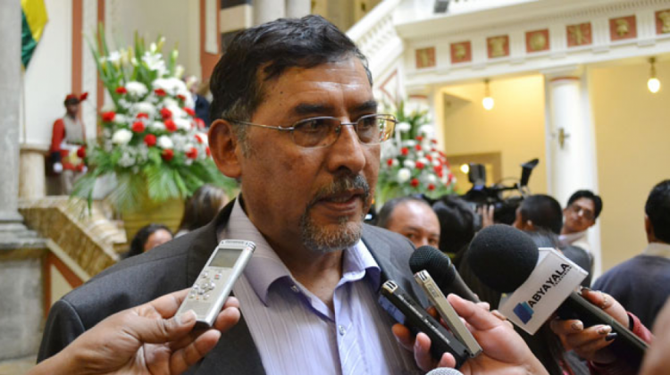 Ministro de Trabajo, Héctor Hinojosa. Foto: La Voz de Tarija