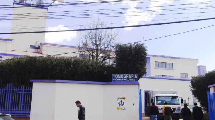 Los predios del hospital Boliviano Holandés de El Alto.