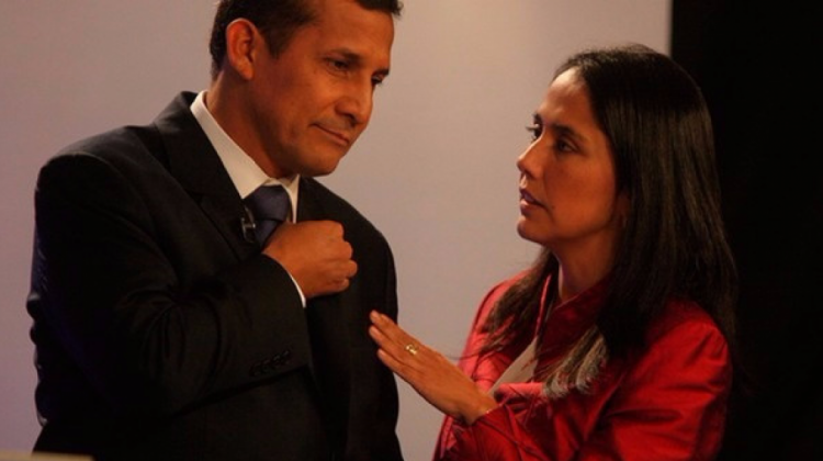 Ollanta Humala y Nadine Heredia. Foto: Andina