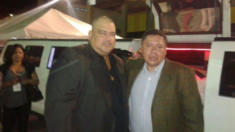 Romer Gutiérrez junto a David Vargas.