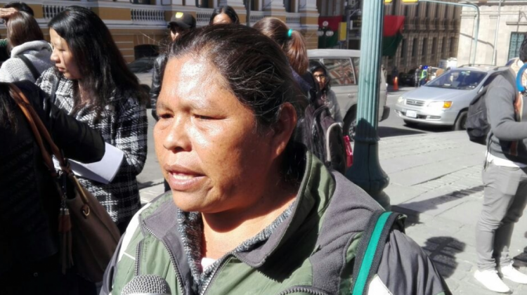Presidenta de la Subcentral de Mujeres del Tipnis, Marqueza Teco. Foto: ANF