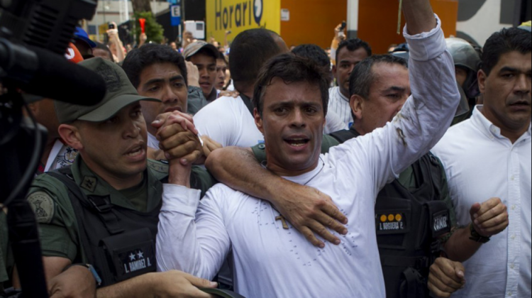 Leopoldo López, líder opositor de Venezuela. Foto: 20minutos.es