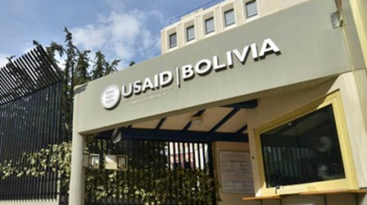 Las antiguas instalaciones de USAID en Bolivia.