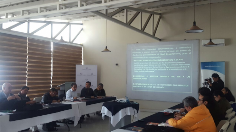 El taller organizado por la Fundación Jubileo en Cochabamba. Foto: ANF