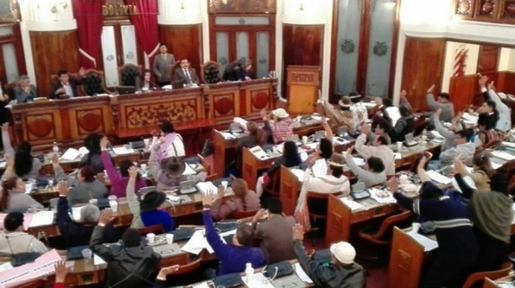 Diputados aprueban la norma en la Cámara de Diputados. Foto: ANF