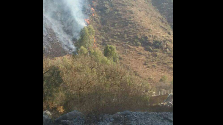 El incendio habría iniciado en la comunidad de Erquis Ceibal.