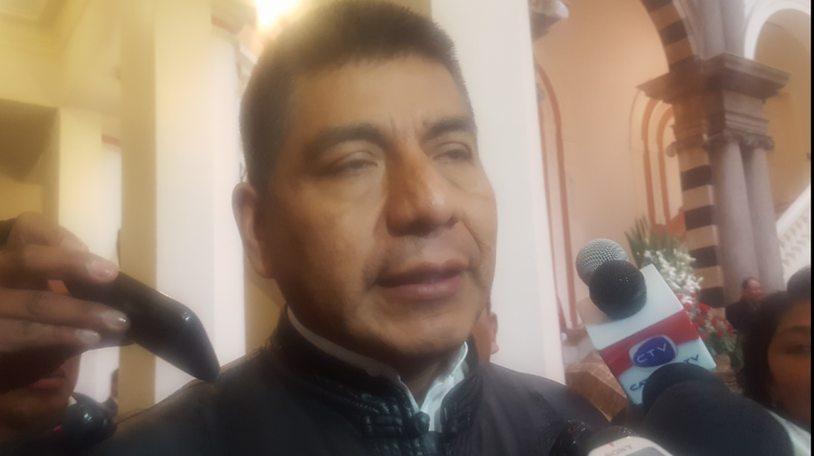 Fernando Huanacuni, canciller de Bolivia. Foto: ANF