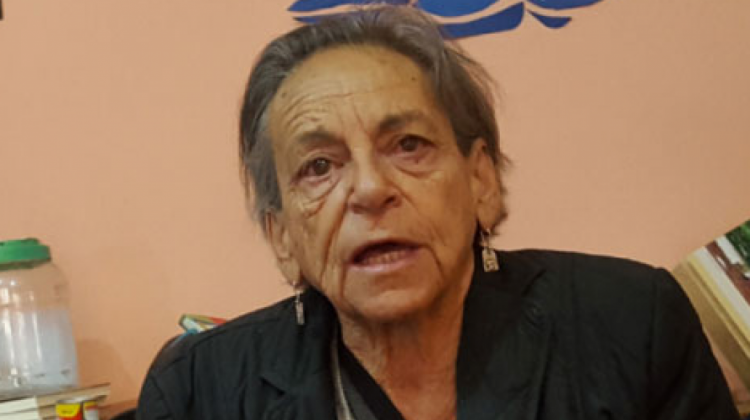 Amparo Carvajal, presidenta de la APDHB. Foto de archivo: ANF.