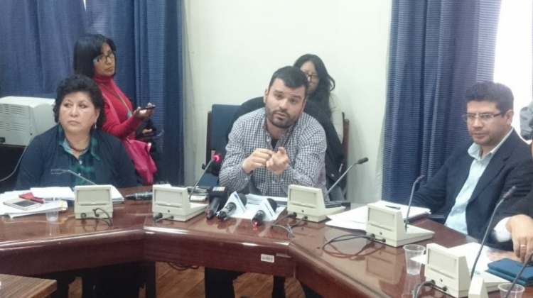 Comisión Legislativa que analiza el caso “Papeles de Panamá” . Foto: Diputados Bolivia