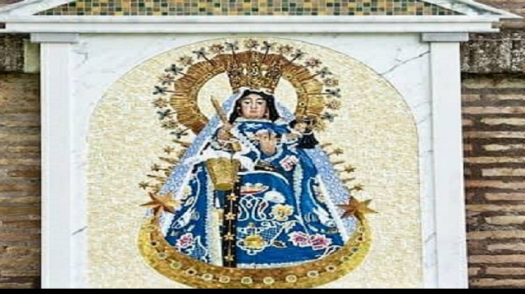 Mosaico que será entronizado en los  Jardines Vaticanos.   Foto: Embajada de Boliva en  la Santa Sede