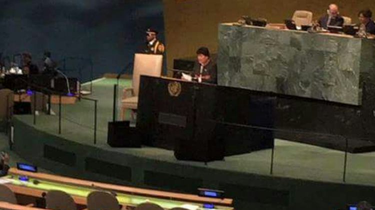 Presidente, Evo Morales . Foto: BTV