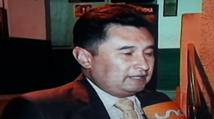 Mayor Luis Fernando Guarachi, jefe de la División Anticorrupción de la FELCC de La Paz. Foto: captura de pantalla