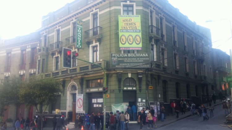 Instalaciones de Tránsito La Paz. Foto ilustrativa: ANF