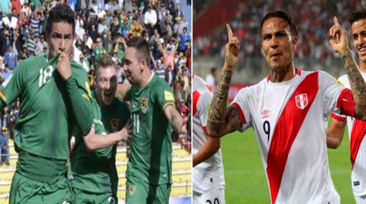 Diferentes ubicaciones para Bolivia y Perú en el ranking FIFA.
